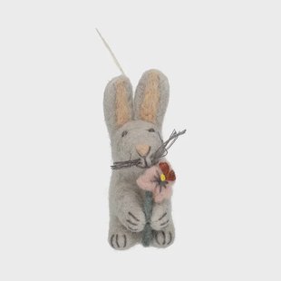 Paashanger, vilt, konijn met paasei