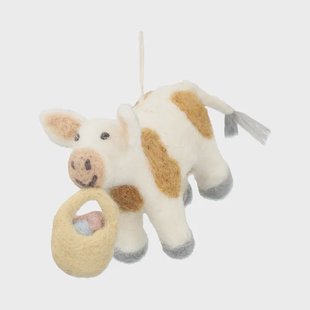 Hanger, vilt, kalfje met een eiermandje