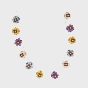 Slinger, vilt, viooltjes, 180 cm