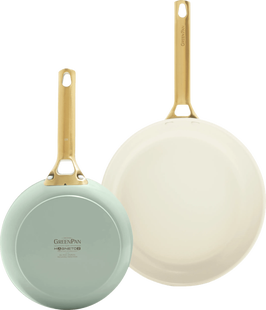 GreenPan Padova Reserve 20 + 26 cm koekenpannenset Pastel Green
