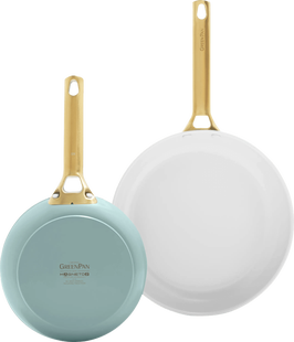GreenPan Padova Reserve 20 + 26 cm koekenpannenset Smokey Blue