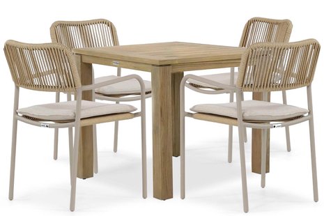 Coco Penya/Brighton 100 cm dining tuinset 5-delig