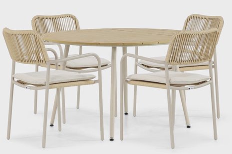 Coco Penya/Matale 125 cm dining tuinset 5-delig