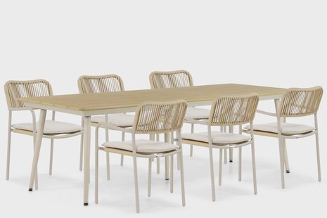 Coco Penya/Matale 240 cm dining tuinset 7-delig