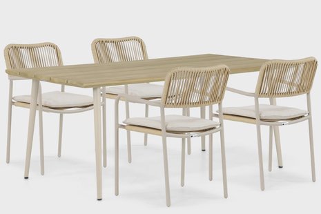 Coco Penya/Montana 180 cm dining tuinset 5-delig