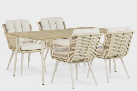 Coco Custa/Montana 180 cm dining tuinset 5-delig