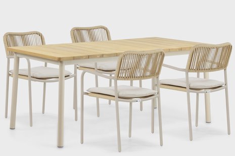 Coco Penya/Milou 180 cm dining tuinset 5-delig