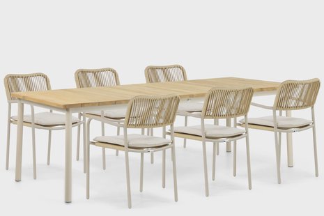 Coco Penya/Milou 240 cm dining tuinset 7-delig