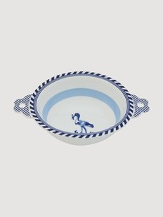 Porseleinen schaal Bird Patterned