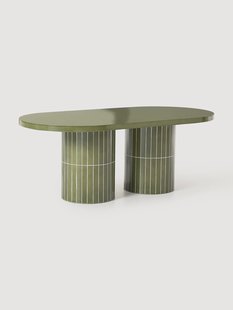 Ovale tuintafel Saya, 200 x 100 cm