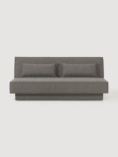 Boucl&eacute; slaapbank David met opbergruimte