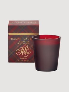 Geurkaars Holiday (evergreen, rode bes, jeneverbes)