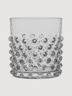 Mondgeblazen tumbler Hobnail (set van 2)