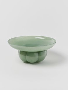 Mondgeblazen decoratieve schaal Uva