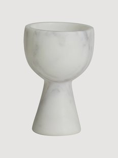 Eierdopje Isop van marmer, 4-delig