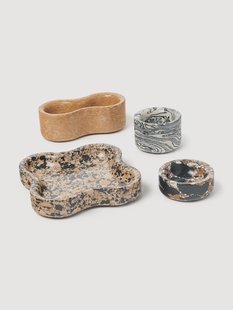 Decoratieve schalen Elara van marmer, 4-delig