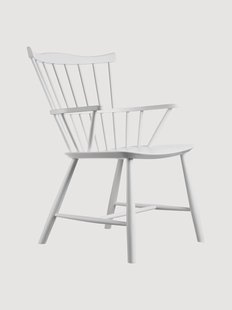 Handgemaakte eetstoel J52B van beukenhout