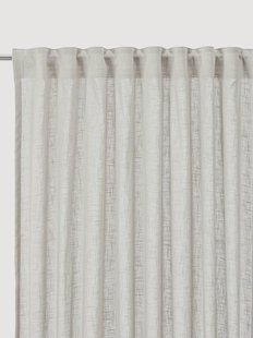 Lichte katoenen ondoorzichtige multi-band gordijnen Otila, 2-delig