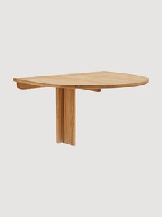 Houten inklapbaar eettafel Trefoil, B 75 cm
