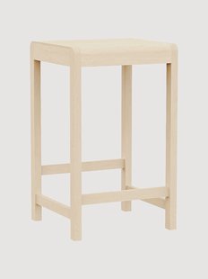 Barkruk 01 van berkenhout