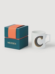 Handgemaakte beker Initials met decoratief motief, Westwing x MEISSEN