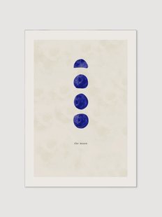 Ingelijste print The moon