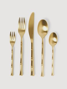 Mat geborstelde bestekset Orso, in verschillende setgroottes