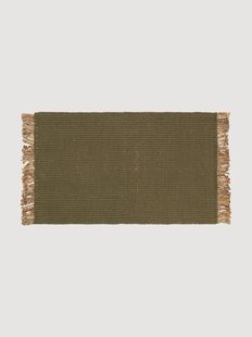 Handgeweven deurmat Block