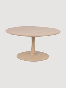 Ronde salontafel Hobart van eikenhout