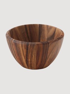 Handgemaakte acaciahouten schaal Thea