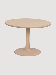 Ronde salontafel Hobart van eikenhout
