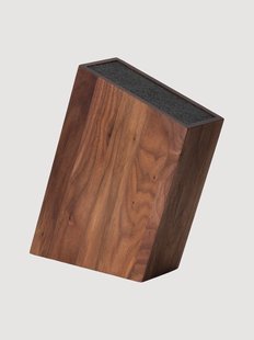 Messenblok Continenta van walnoothout