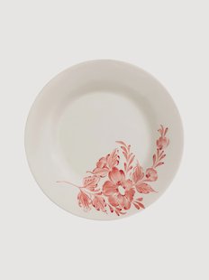 Handbeschilderd ontbijtbord Whimsical Rose