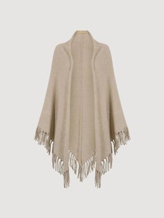 Kasjmier dames poncho Kate