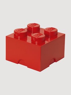 Kinderen LEGO opbergdoos Brick met 4 knoppen