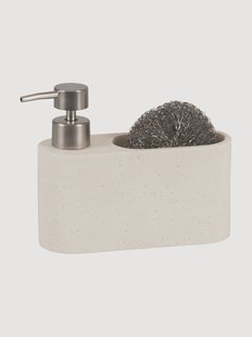 Zeepdispenser Galia met spons, 2-delig