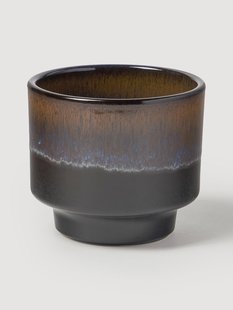 Geglazuurde plantenpot Solis, H 11 cm