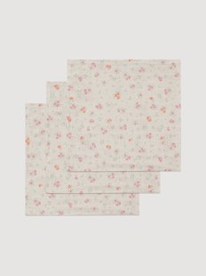 Mousseline doekjes Nonoka van biokatoen, 3-delig