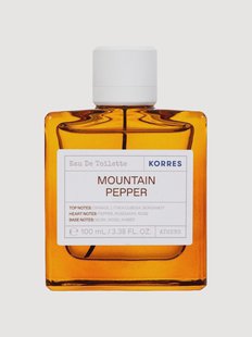 Eau de Toilette voor heren Mountain Pepper (Litsea Cubeba, sinaasappel, bergamot)