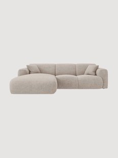Chenille hoekbank Nolio