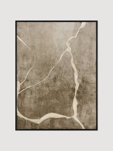 Ingelijst schilderij Vibranium op canvas