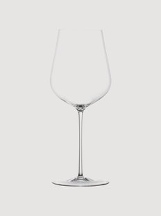 Mondgeblazen rode wijnglazen Kolibri, 2-delig