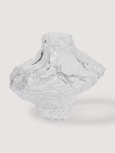 Mondgeblazen glazen vaas Canyon, H 23 cm