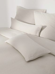 Flanellen dekbedovertrek Wanda met visgraatpatroon