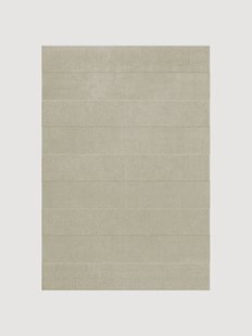 Handgeweven laagpolig wollen vloerkleed Sicilian Stripe