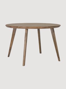 Ronde mangohouten eettafel Sylvester