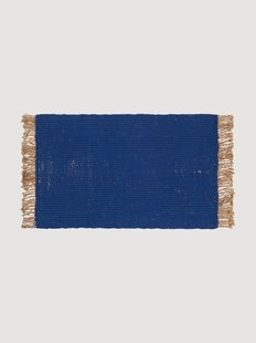 Handgeweven deurmat Block