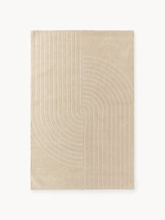 Handgetuft wollen hoog-laag vloerkleed Mason