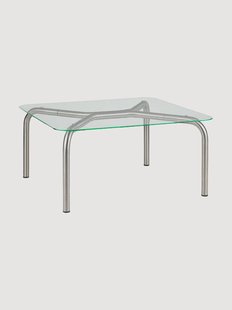 Salontafel Uku met glazen tafelblad