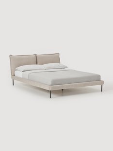 Gestoffeerd bed Amelia van teddy boucl&eacute;